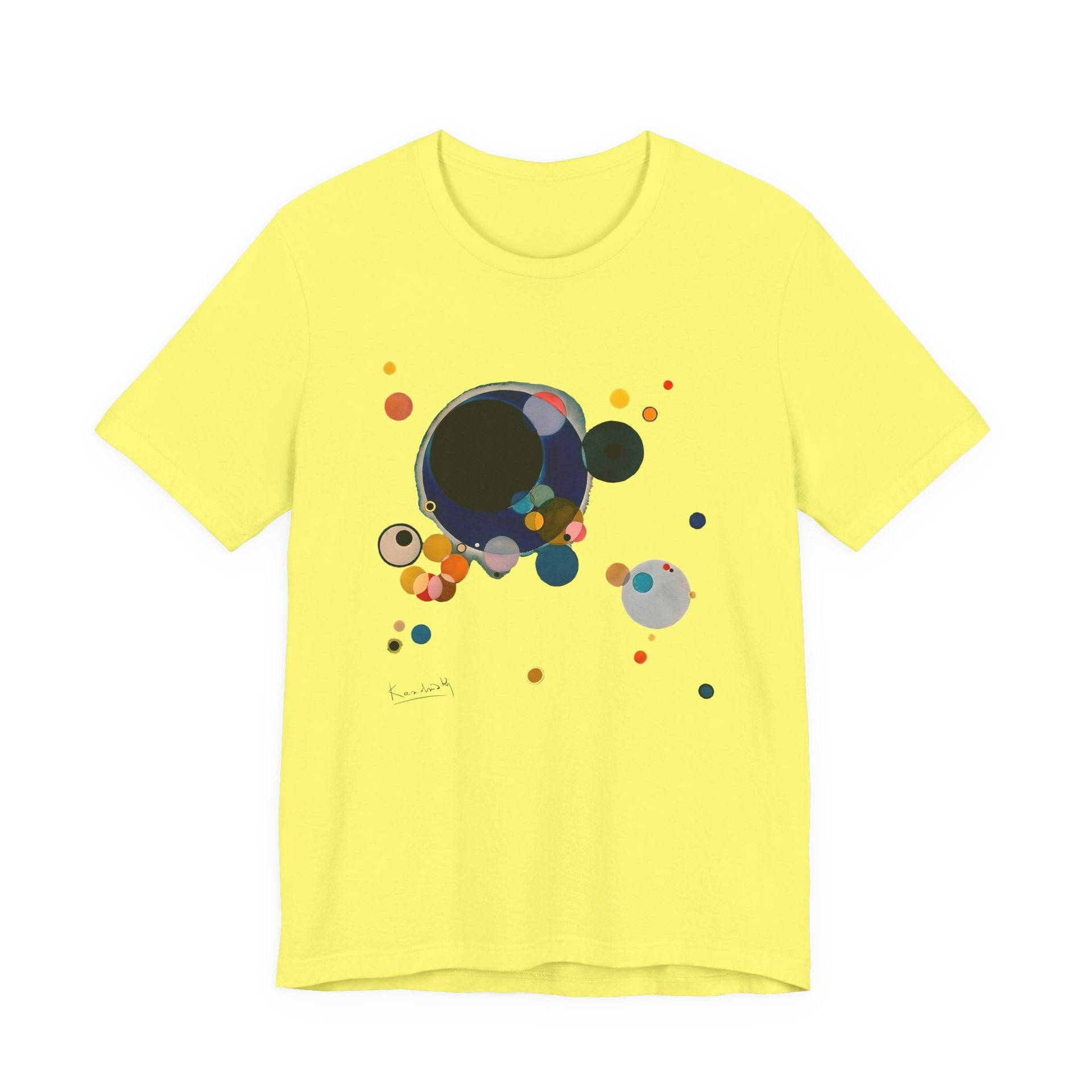 Kandinsky Several Circles Artwork T-Shirt - Greatest Artists - Harvey Ltd
