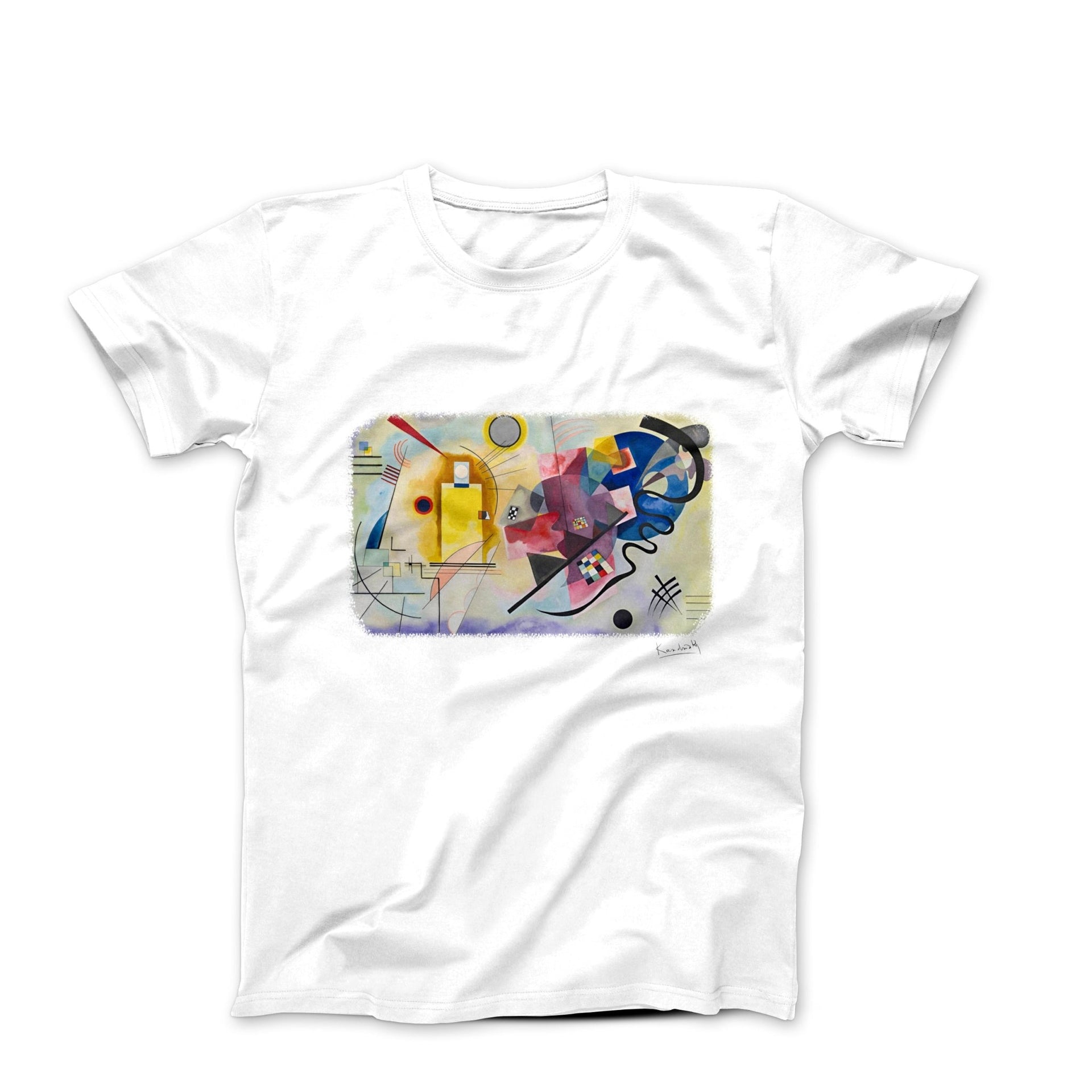 Kandinsky Yellow - Red - Blue 1925 Artwork T-Shirt - Greatest Artists - Harvey Ltd