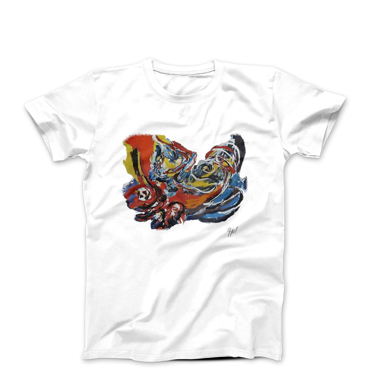 Karel Appel Head in Storm (1958) Art T-shirt - Clothing - Harvey Ltd