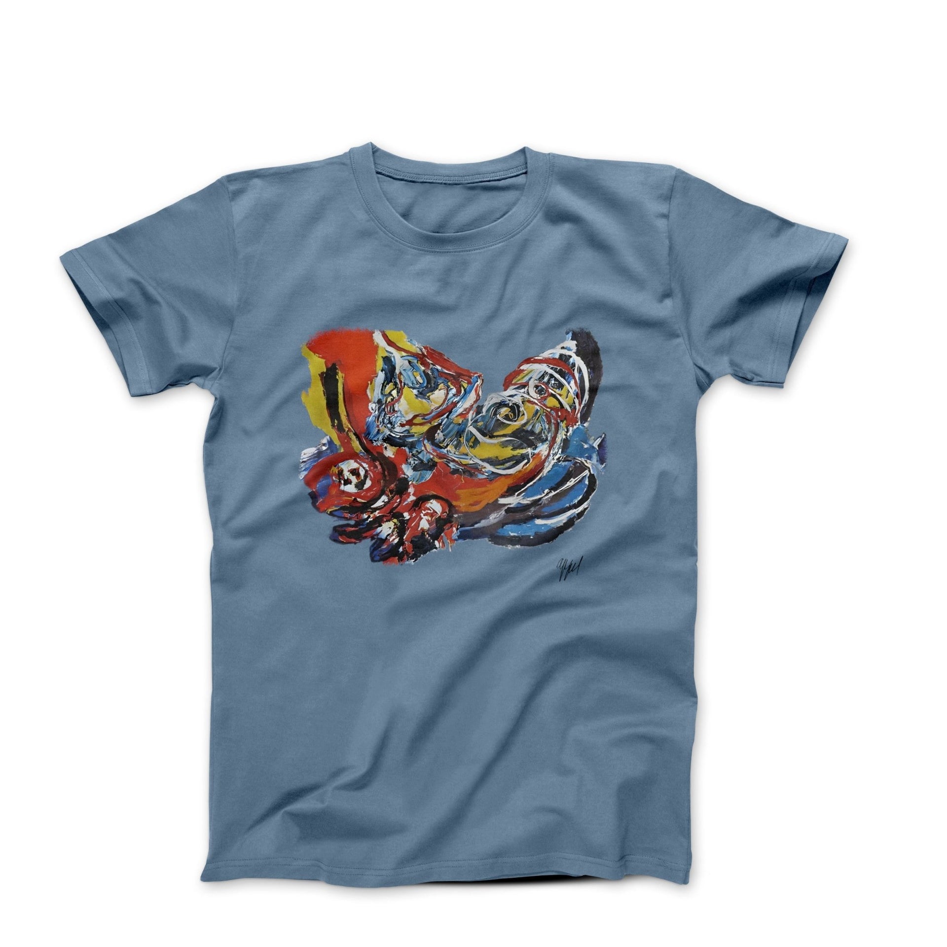 Karel Appel Head in Storm (1958) Art T-shirt - Clothing - Harvey Ltd