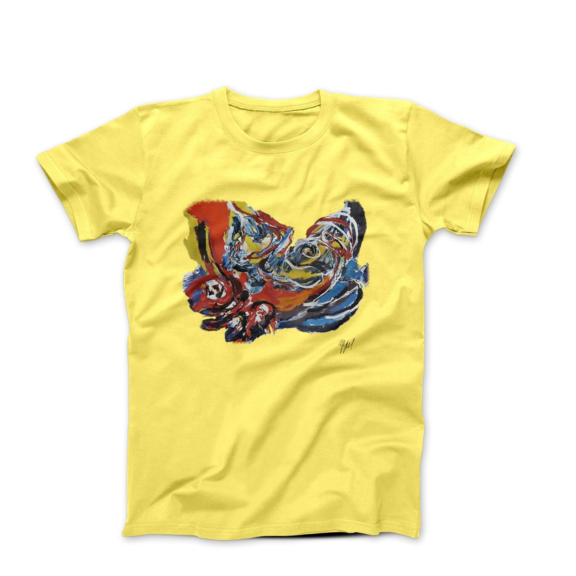 Karel Appel Head in Storm (1958) Art T-shirt - Clothing - Harvey Ltd