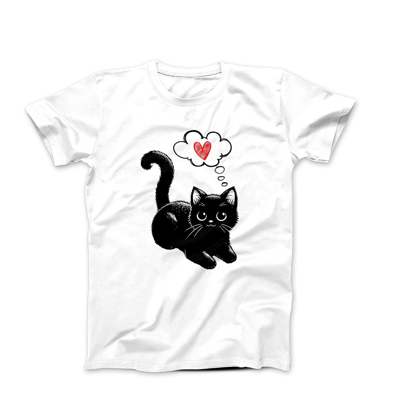 Kitten Love Illustration T-shirt - Movies, TV & Others - Harvey Ltd