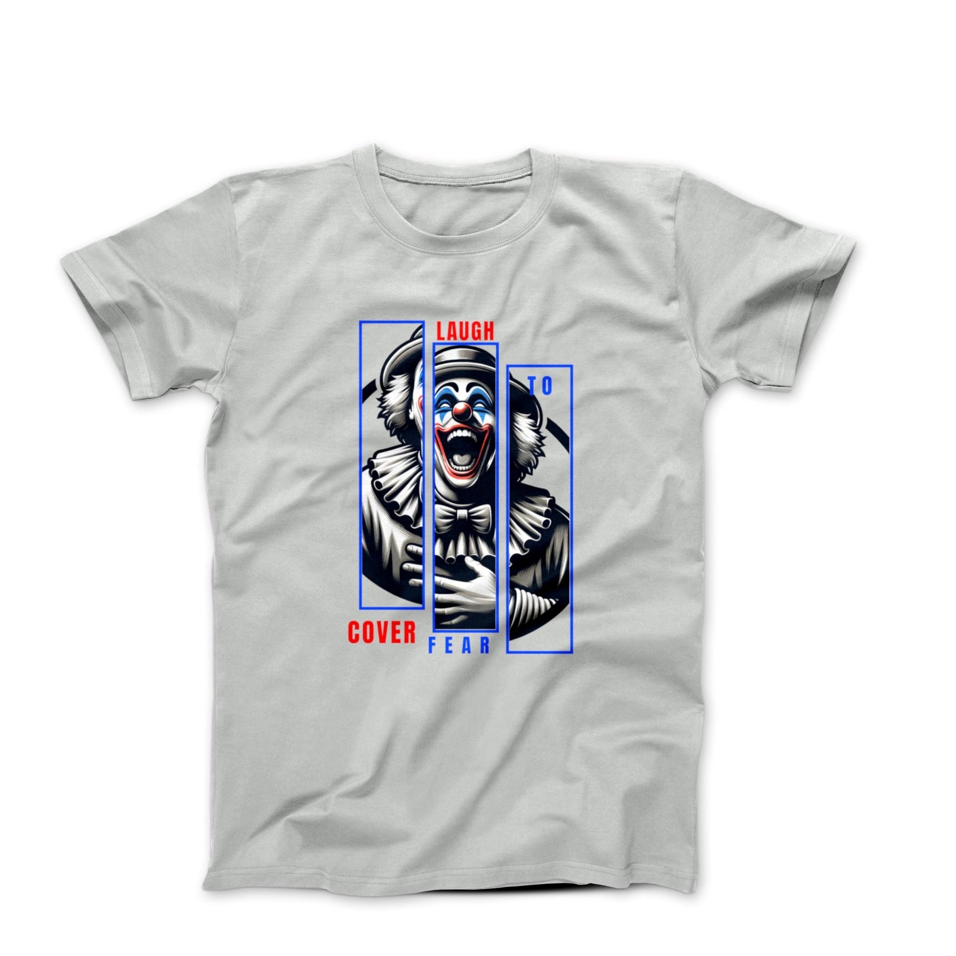 Laugh To Cover Fear Illustration T-shirt - Movies, TV & Others - Harvey Ltd