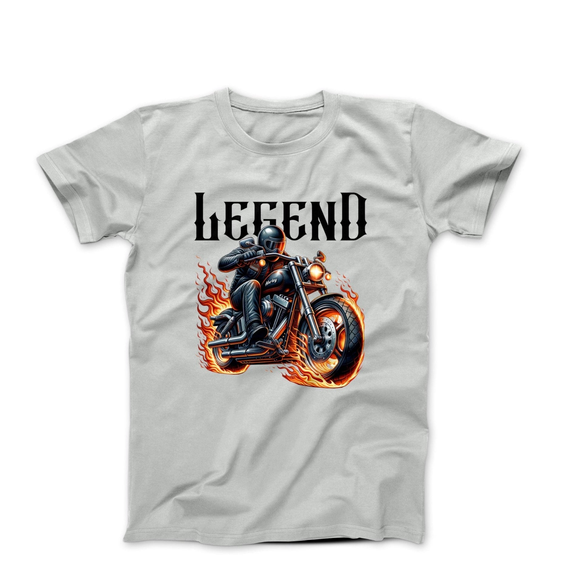 Legend Motorcycle Digital Art T-shirt - Cars, Trucks & Cycles - Harvey Ltd
