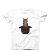 Magritte Cat In The Hat Artwork T-shirt - Greatest Artists - Harvey Ltd