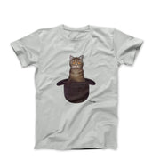 Magritte Cat In The Hat Artwork T-shirt - Greatest Artists - Harvey Ltd