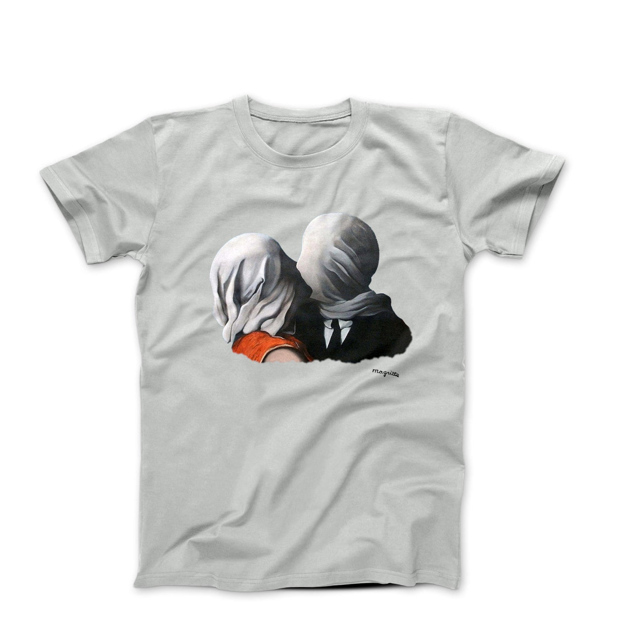 Magritte The Lovers (1928) Artwork T-Shirt - Greatest Artists - Harvey Ltd