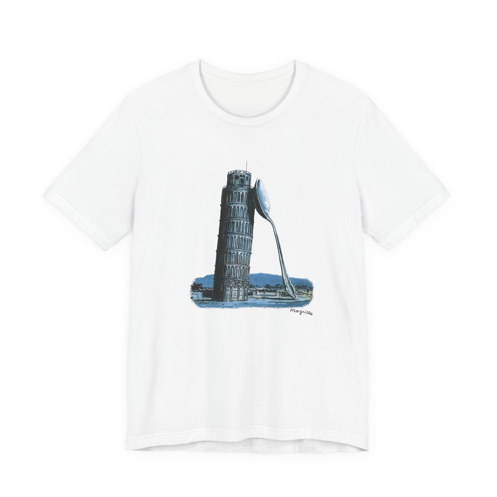 Magritte The Night Of Pisa Artwork T-shirt - Greatest Artists - Harvey Ltd