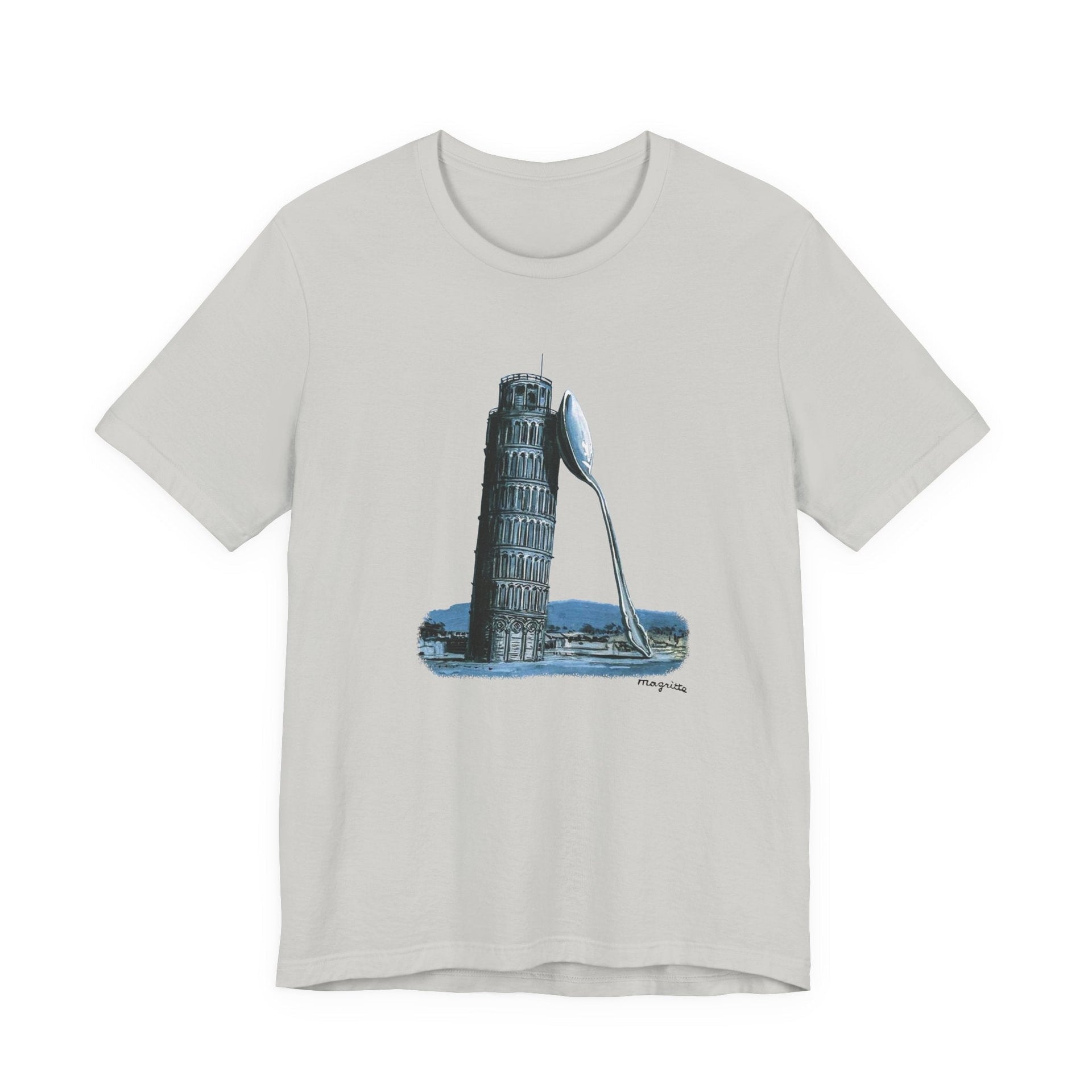 Magritte The Night Of Pisa Artwork T-shirt - Greatest Artists - Harvey Ltd
