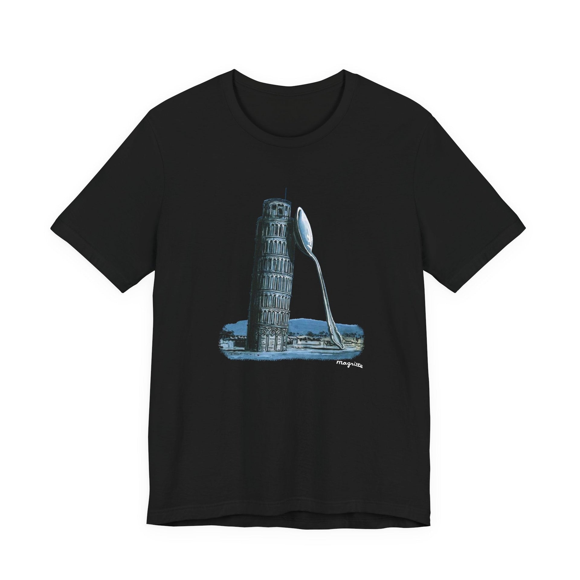 Magritte The Night Of Pisa Artwork T-shirt - Greatest Artists - Harvey Ltd