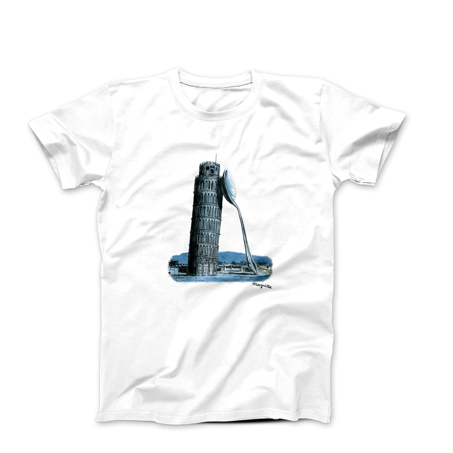 Magritte The Night Of Pisa Artwork T-shirt - Greatest Artists - Harvey Ltd