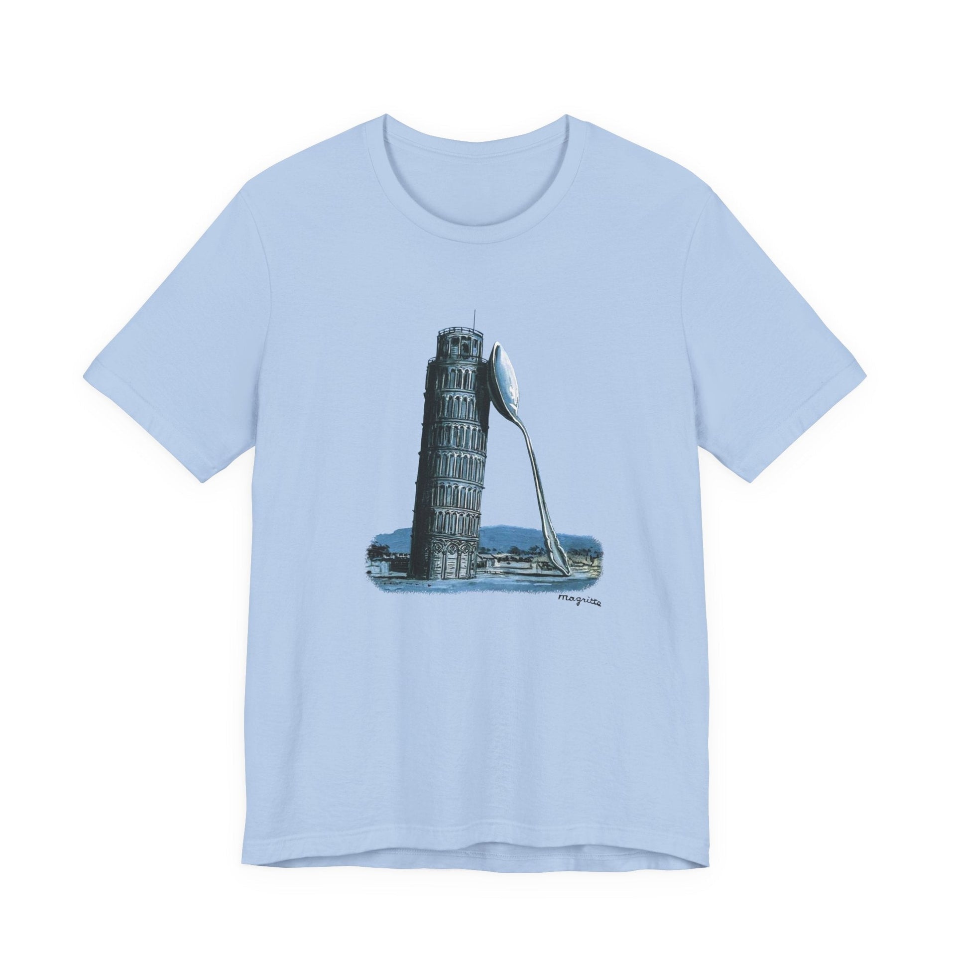 Magritte The Night Of Pisa Artwork T-shirt - Greatest Artists - Harvey Ltd