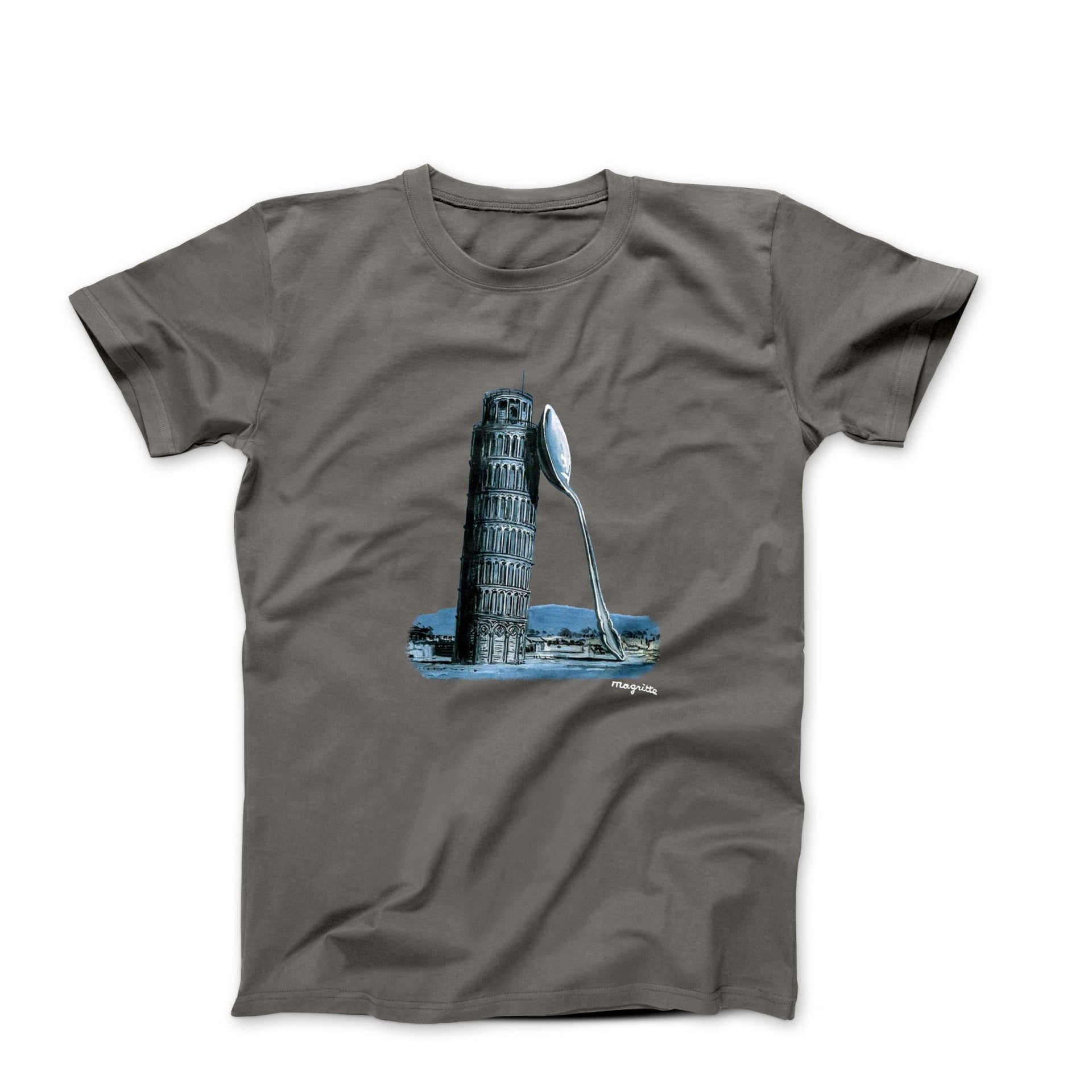 Magritte The Night Of Pisa Artwork T-shirt - Greatest Artists - Harvey Ltd