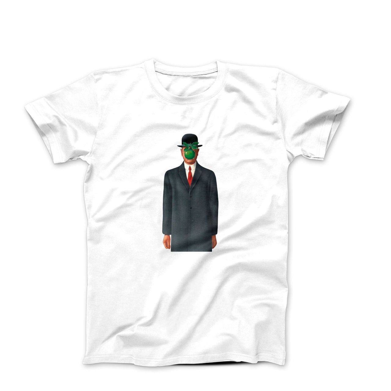 Magritte The Son of Man Artwork T-Shirt - Greatest Artists - Harvey Ltd