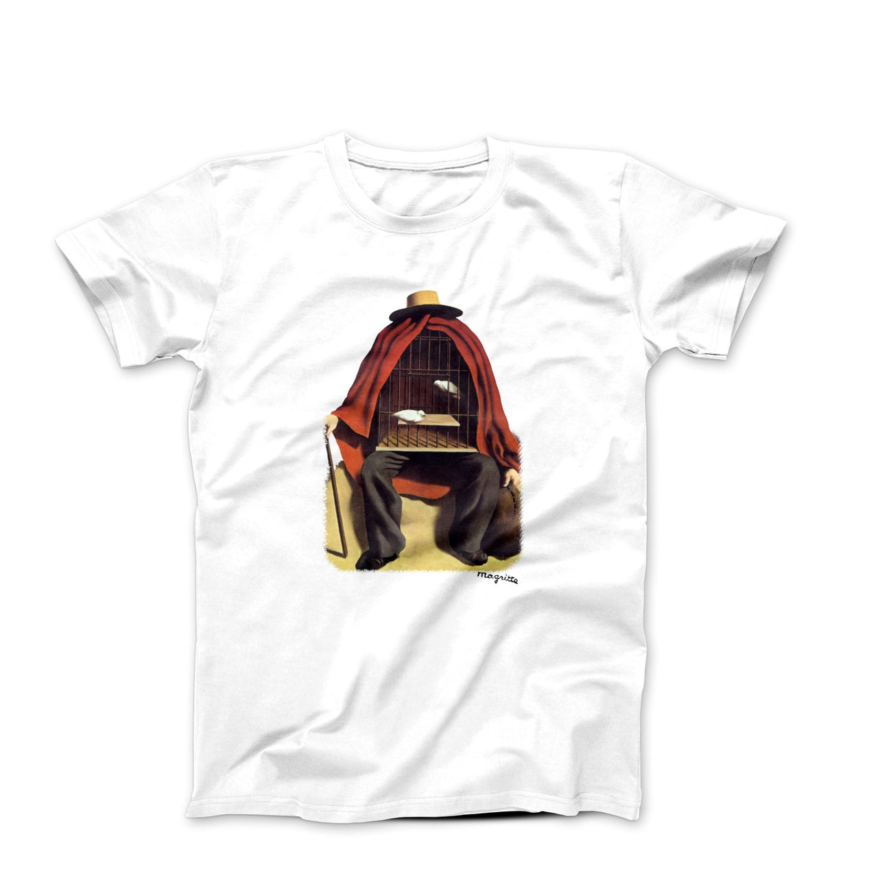 Magritte The Therapist (1937) Artwork T-Shirt - Greatest Artists - Harvey Ltd