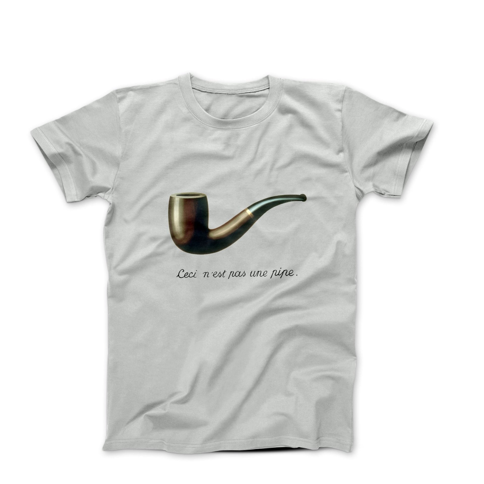 Magritte This Is Not A Pipe Artwork T-shirt - Greatest Artists - Harvey Ltd