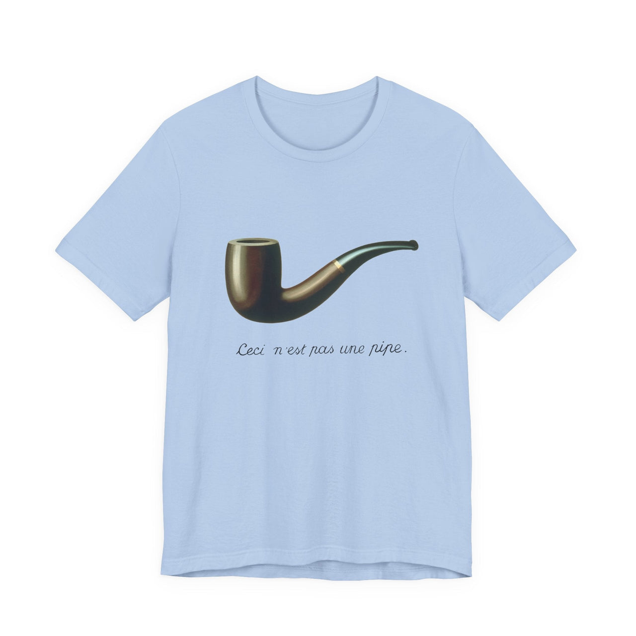 Magritte This Is Not A Pipe Artwork T-shirt - Greatest Artists - Harvey Ltd