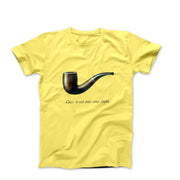 Magritte This Is Not A Pipe Artwork T-shirt - Greatest Artists - Harvey Ltd