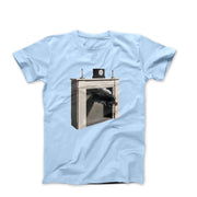 Magritte Time Transfixed 1938 Artwork T-shirt - Greatest Artists - Harvey Ltd