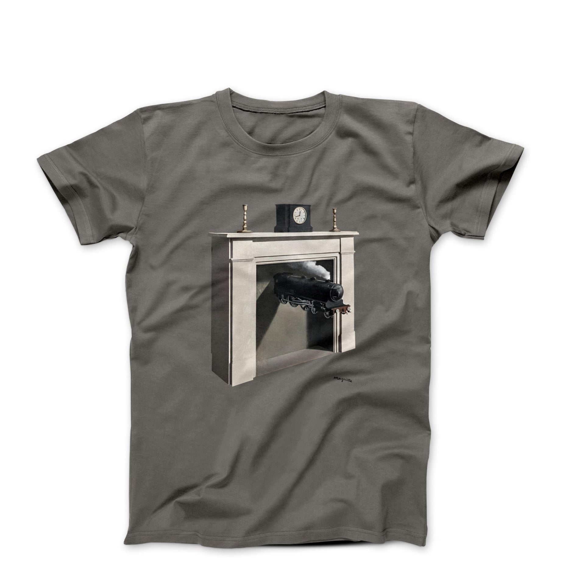 Magritte Time Transfixed Artwork T-shirt - Greatest Artists - Harvey Ltd