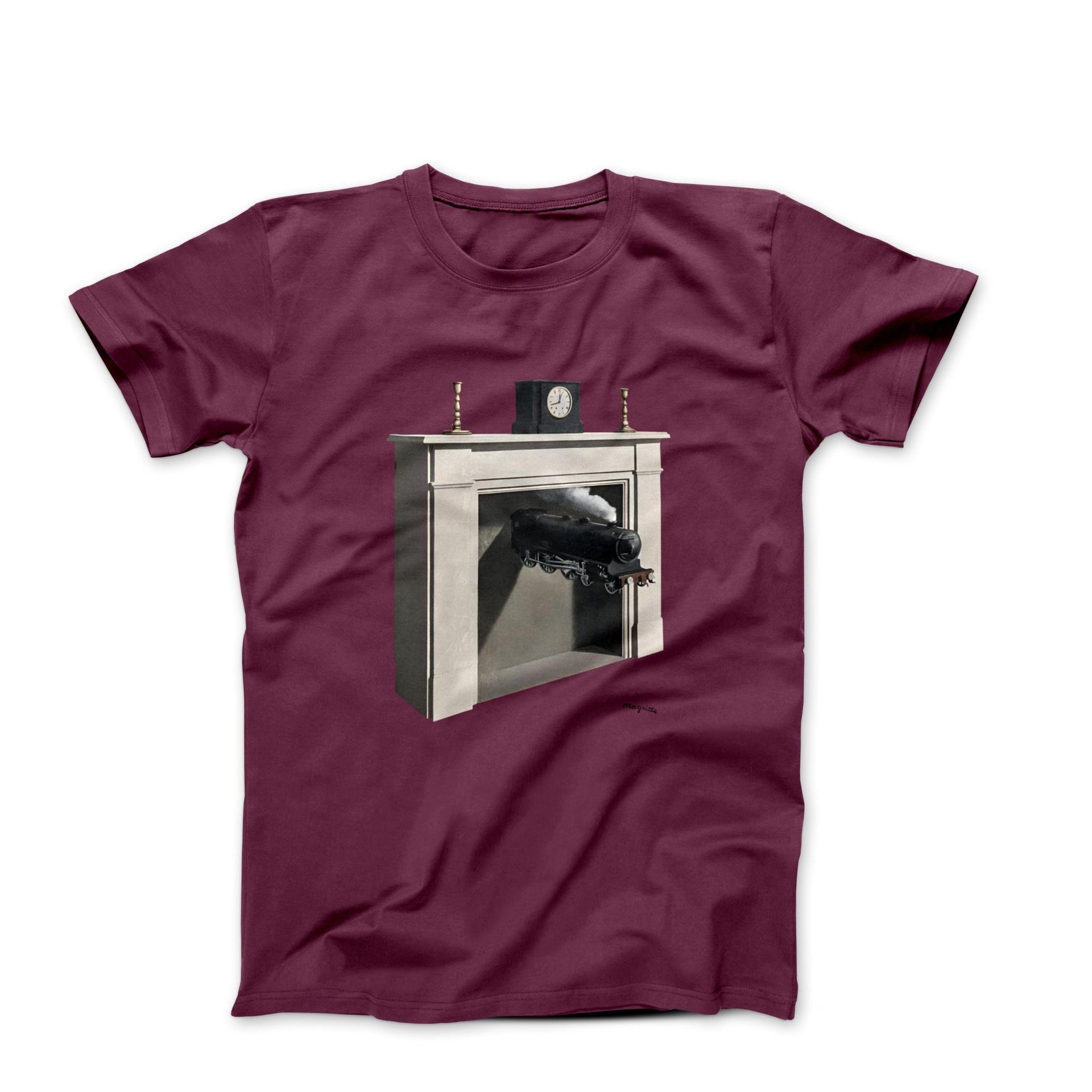 Magritte Time Transfixed Artwork T-shirt - Greatest Artists - Harvey Ltd