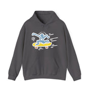 Man Skateboarding Illustration Hoodie - Street, Pop & Media Art - Harvey Ltd