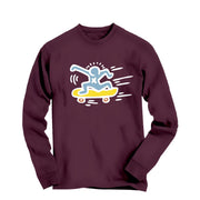 Man Skateboarding Long Sleeve Tee - Street, Pop & Media Art - Harvey Ltd