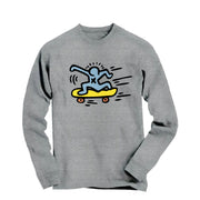 Man Skateboarding Long Sleeve Tee - Street, Pop & Media Art - Harvey Ltd