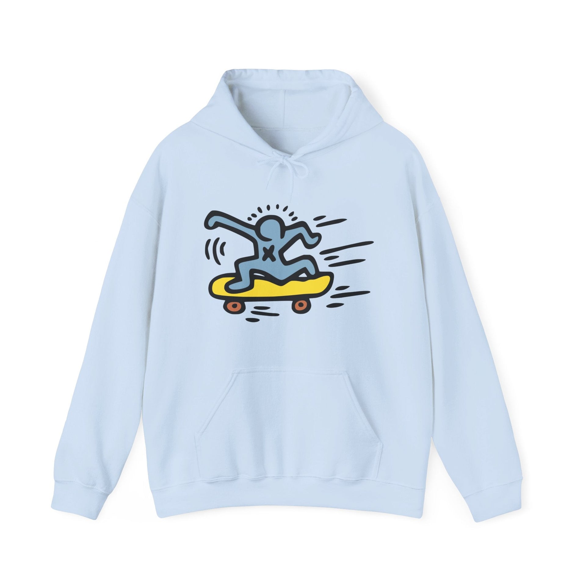 Man Skateboarding Street Art Hoodie - Street, Pop & Media Art - Harvey Ltd