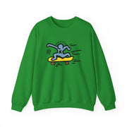 Man Skateboarding Street Art Sweatshirt - Street, Pop & Media Art - Harvey Ltd