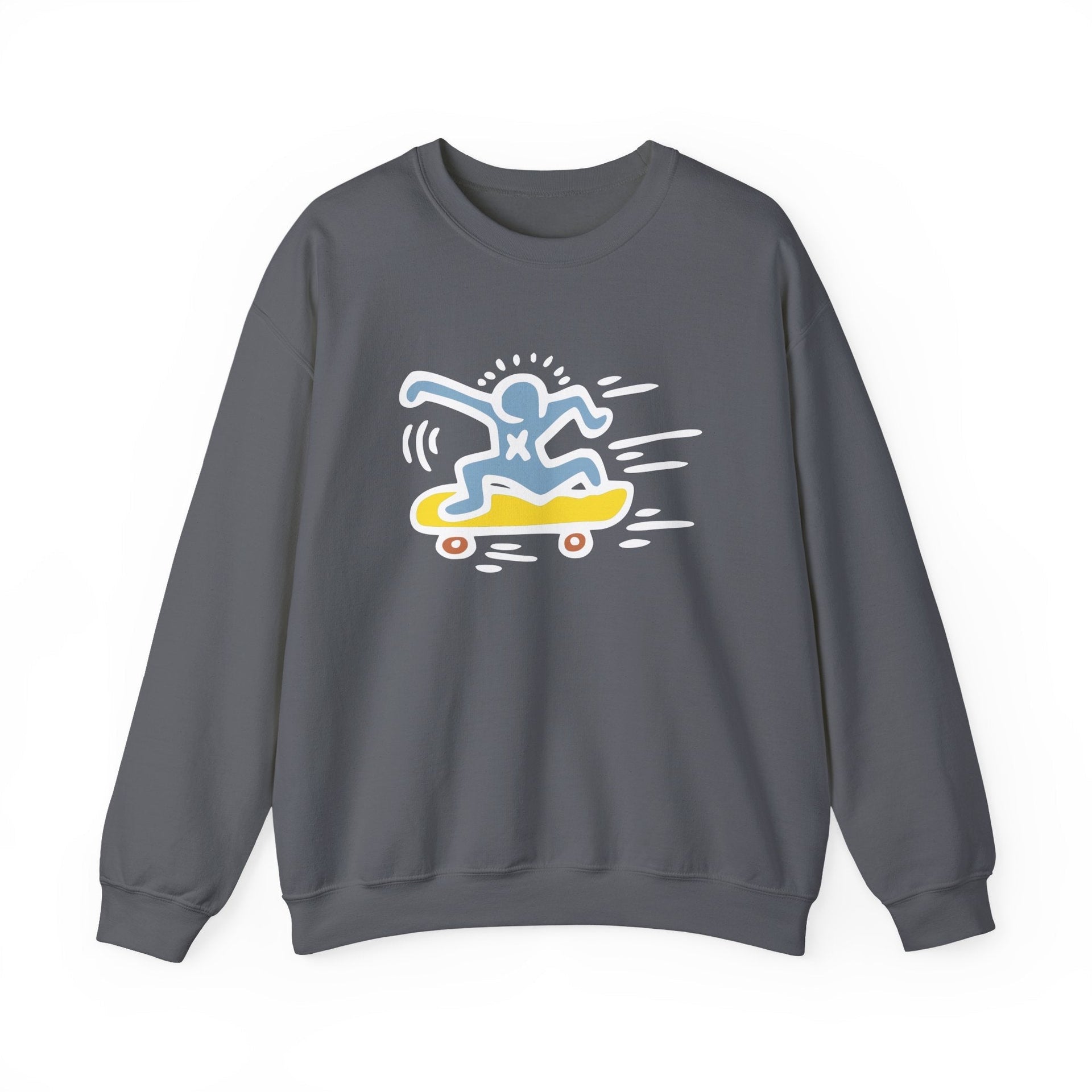 Man Skateboarding Street Art Sweatshirt - Street, Pop & Media Art - Harvey Ltd