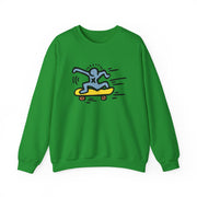 Man Skateboarding Street Art Sweatshirt - Street, Pop & Media Art - Harvey Ltd