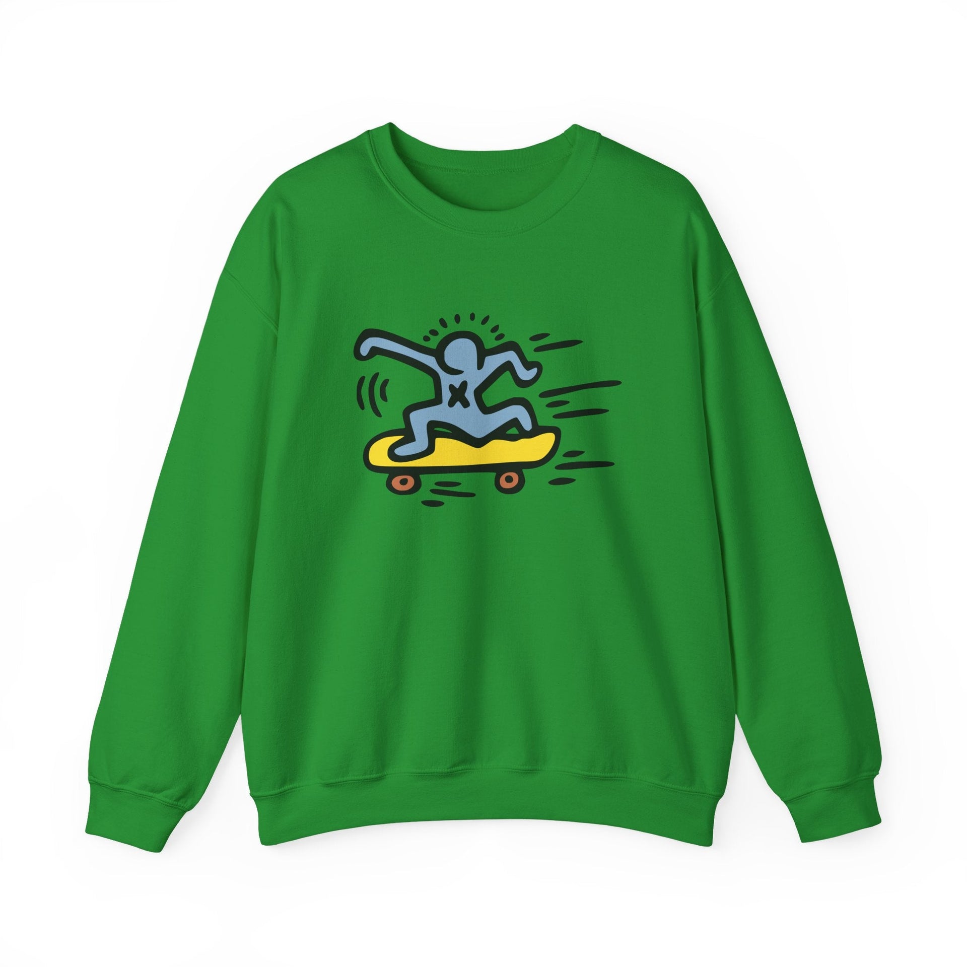 Man Skateboarding Street Art Sweatshirt - Street, Pop & Media Art - Harvey Ltd