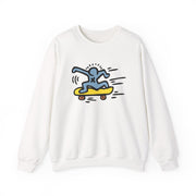 Man Skateboarding Street Art Sweatshirt - Street, Pop & Media Art - Harvey Ltd