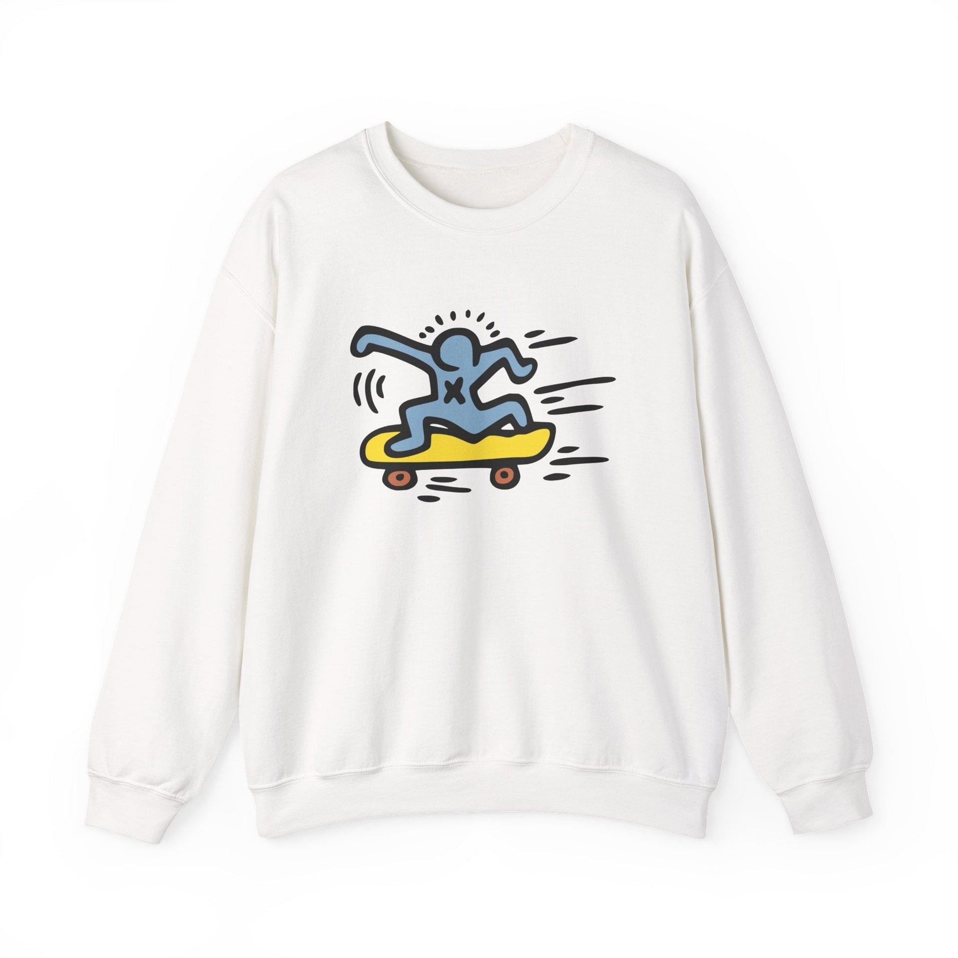 Man Skateboarding Street Art Sweatshirt - Street, Pop & Media Art - Harvey Ltd