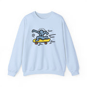 Man Skateboarding Street Art Sweatshirt - Street, Pop & Media Art - Harvey Ltd