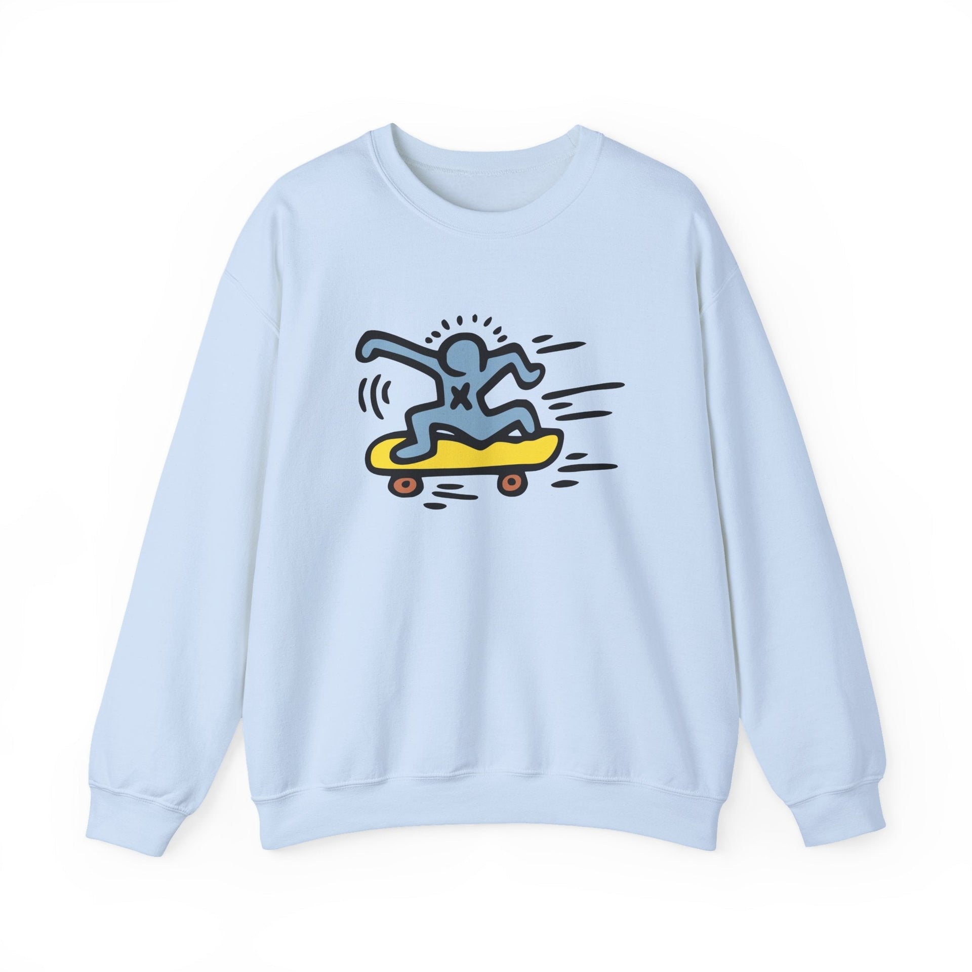 Man Skateboarding Street Art Sweatshirt - Street, Pop & Media Art - Harvey Ltd