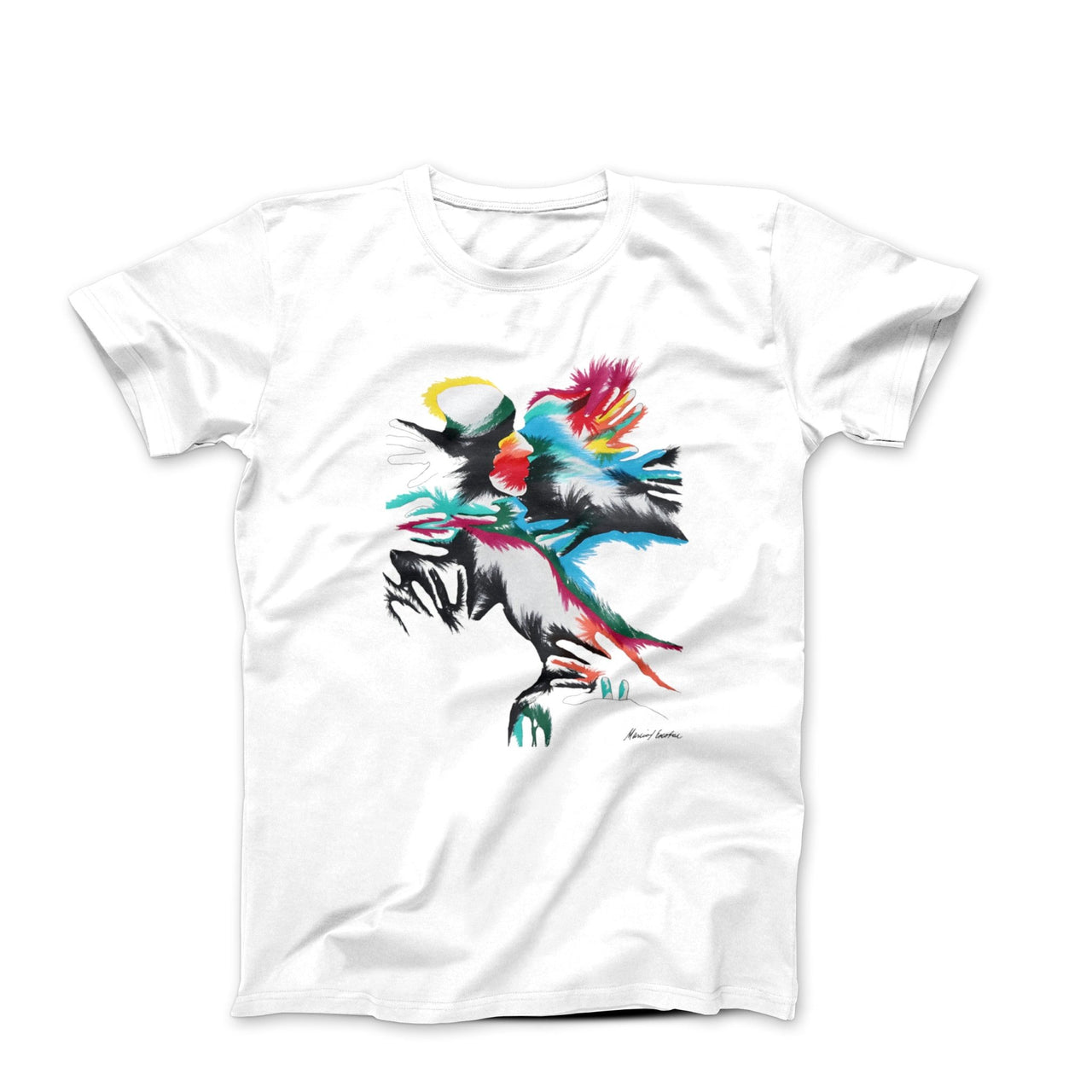 Marisol Escobar Blackbird Love (1980) Artwork T - shirt - Clothing - Harvey Ltd