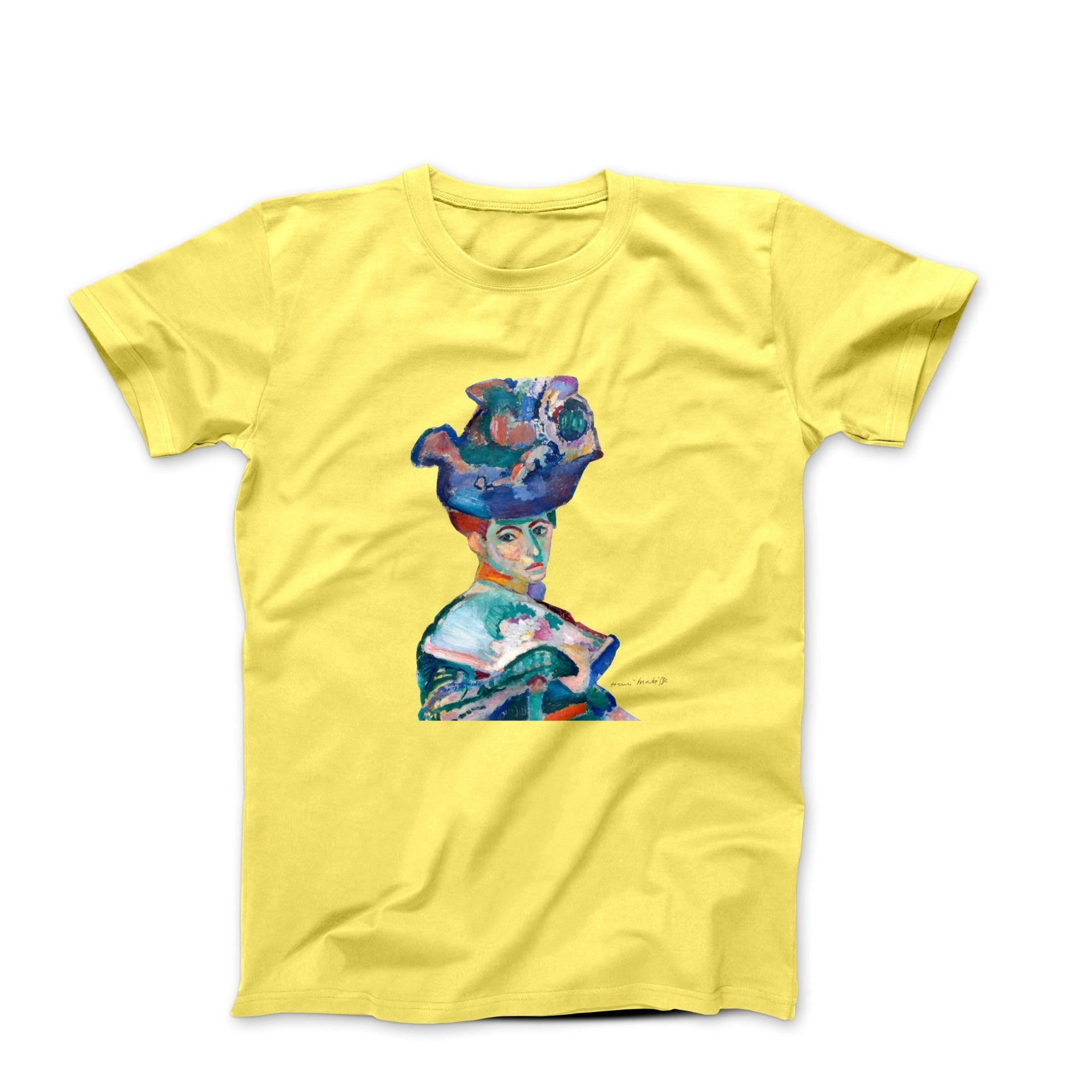 Matisse Woman with a Hat 1905 Art T-Shirt - Greatest Artists - Harvey Ltd