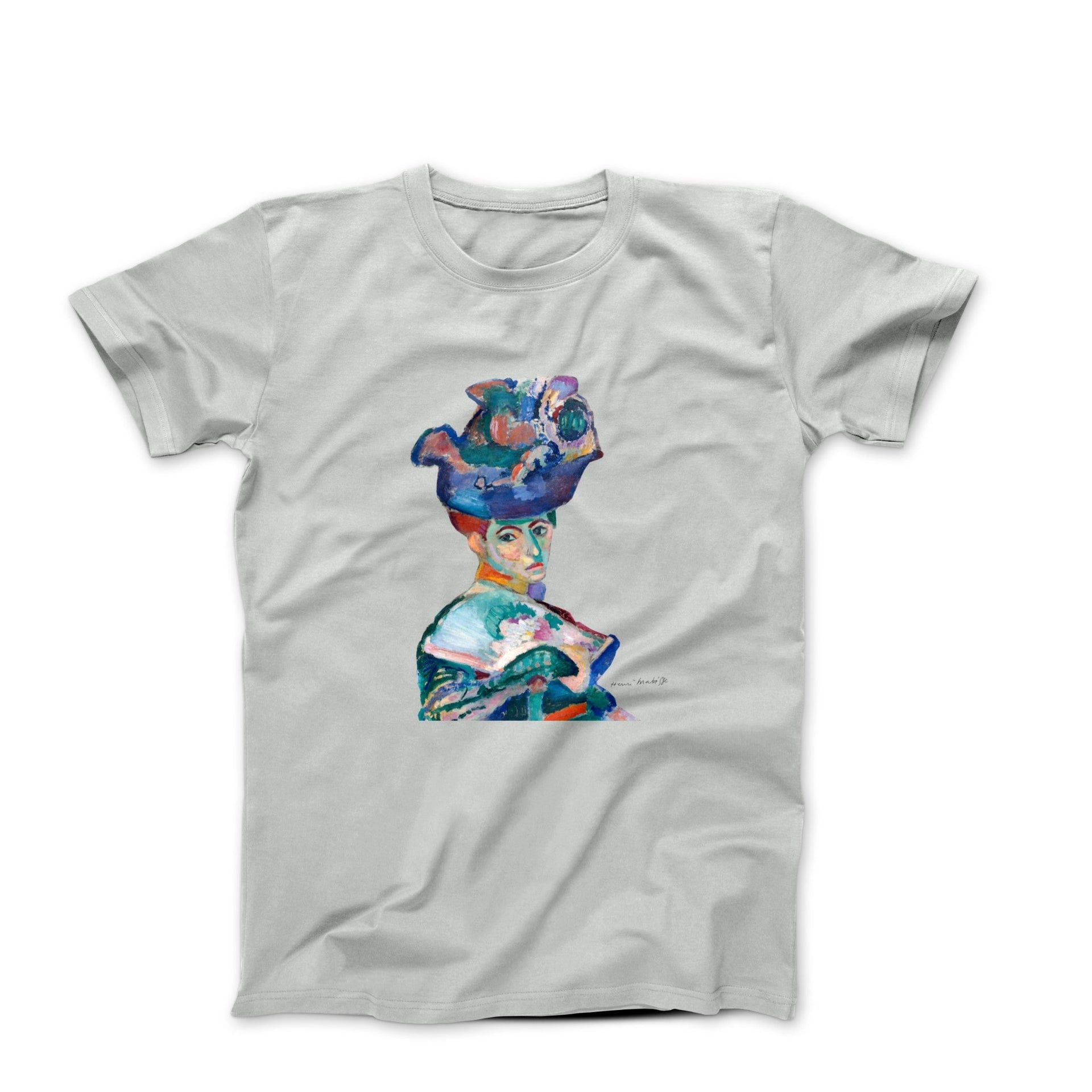 Matisse Woman with a Hat 1905 Art T-Shirt - Greatest Artists - Harvey Ltd