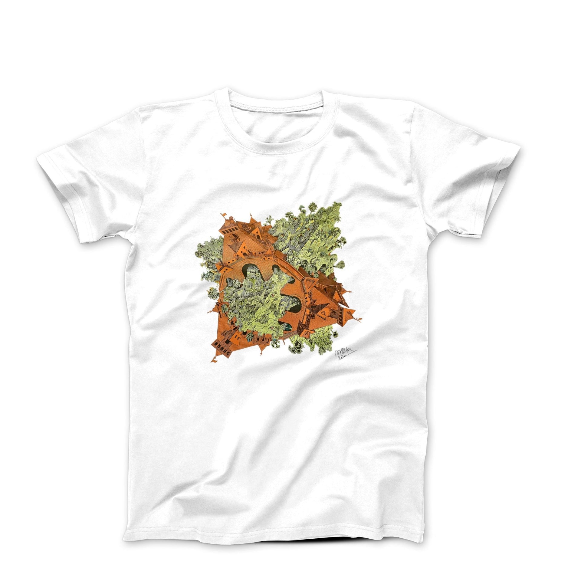 M.C. Escher Double Planetoid T-shirt - Greatest Artists - Harvey Ltd