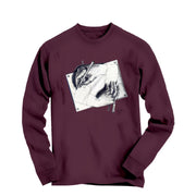 M.C. Escher Drawing Hands 1948 Long Sleeve Tee - Greatest Artists - Harvey Ltd