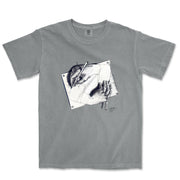 M.C. Escher Drawing Hands Garment - Dyed T-shirt - Greatest Artists - Harvey Ltd