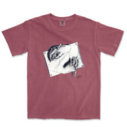 M.C. Escher Drawing Hands Garment - Dyed T-shirt - Greatest Artists - Harvey Ltd
