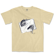 M.C. Escher Drawing Hands Garment - Dyed T-shirt - Greatest Artists - Harvey Ltd