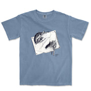 M.C. Escher Drawing Hands Garment - Dyed T-shirt - Greatest Artists - Harvey Ltd