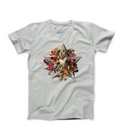 M.C. Escher Gravitation (1952) Artwork T-shirt - Greatest Artists - Harvey Ltd