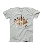M.C. Escher Impossible Chess Artwork T-shirt - Greatest Artists - Harvey Ltd