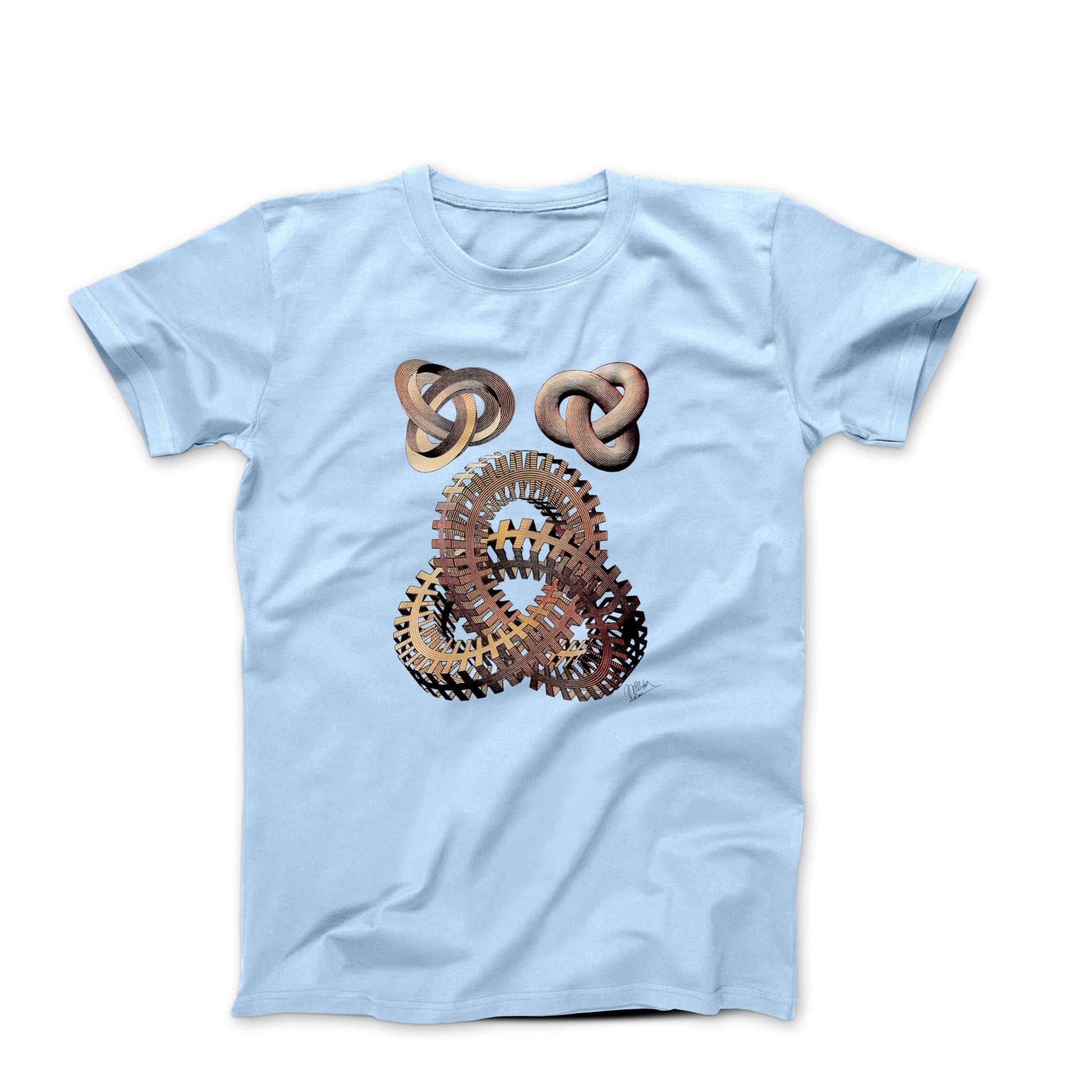 M.C. Escher Knots Artwork T-shirt - Greatest Artists - Harvey Ltd