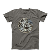M.C. Escher Sphere Surface With Fish T-shirt - Greatest Artists - Harvey Ltd